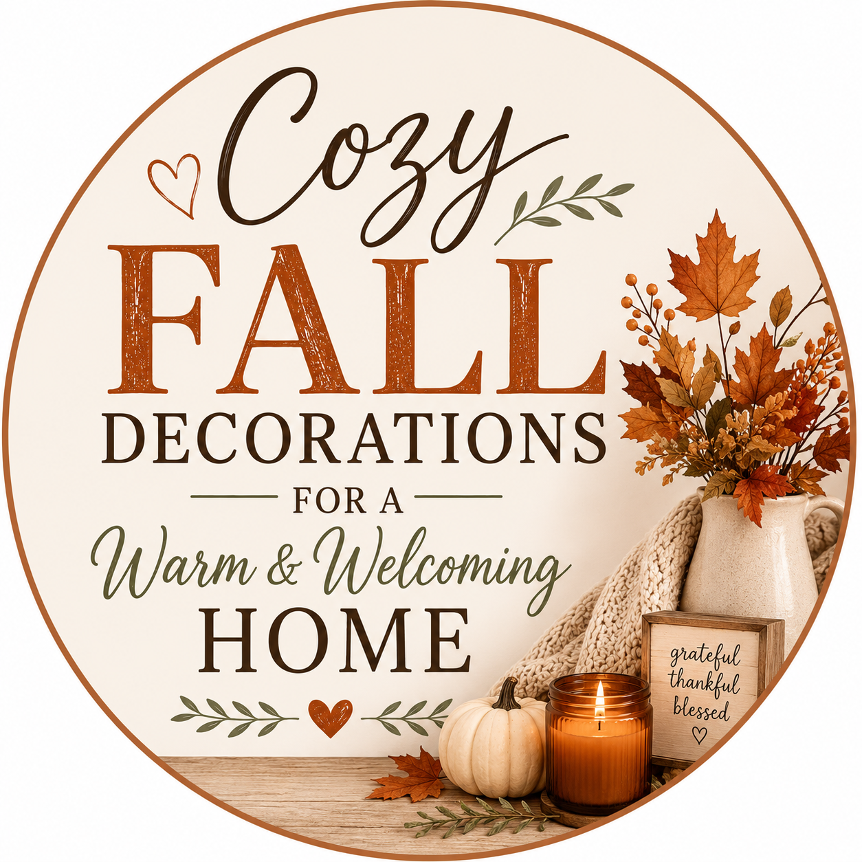 Pumpkin Fall Decorative Throw Pillow Covers 18"X18", Set of 2 Rust Green Soft Faux Fur Pillow Covers for Autumn Harvest, Fluffy Plush Accent Pillow Cases for Farmhouse Halloween Decor