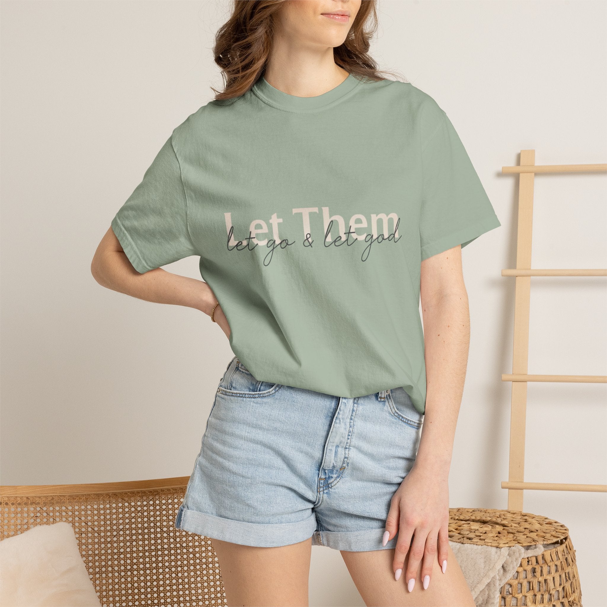 Let Go & Be Good T-Shirt — Minimal Inspirational Tee