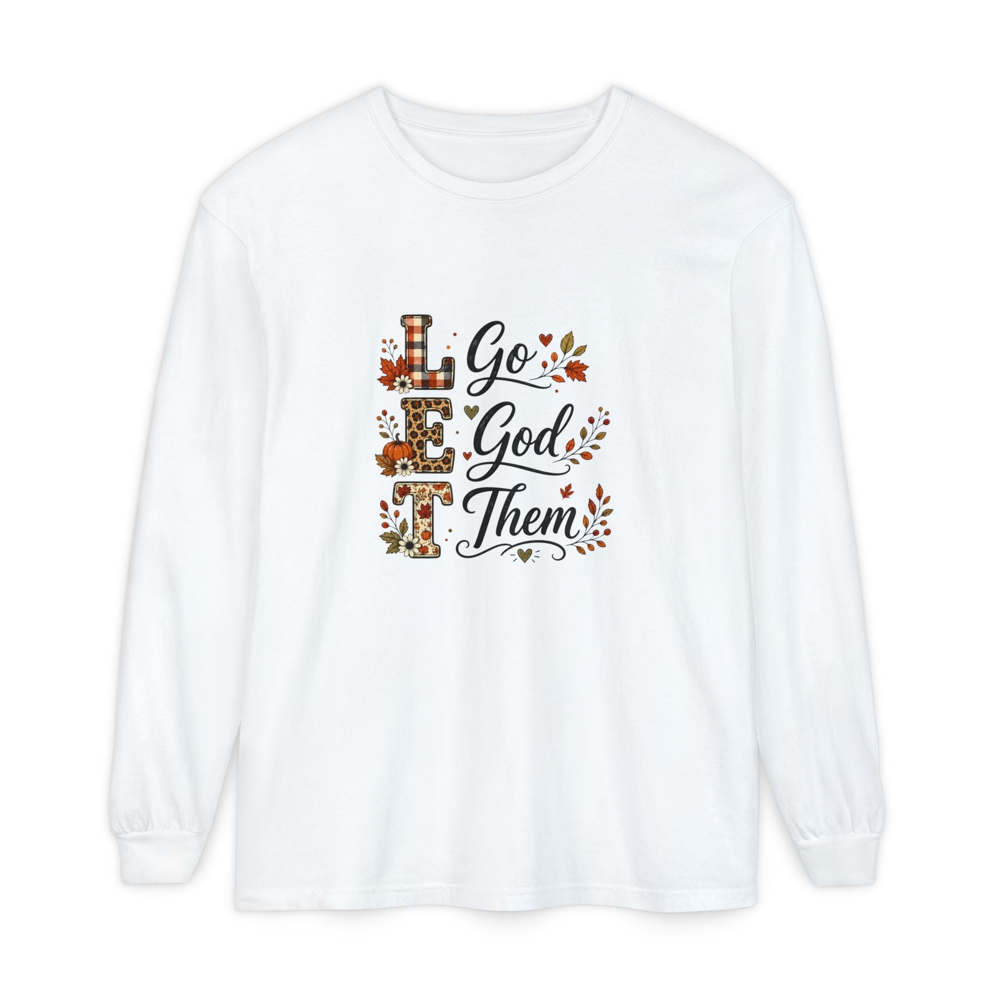 Unisex Garment-dyed Long Sleeve T-Shirt