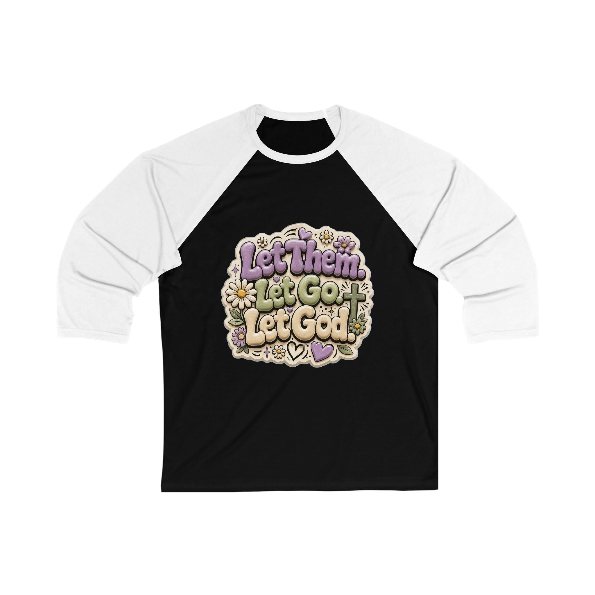 Unisex 3\4 Sleeve Baseball Tee