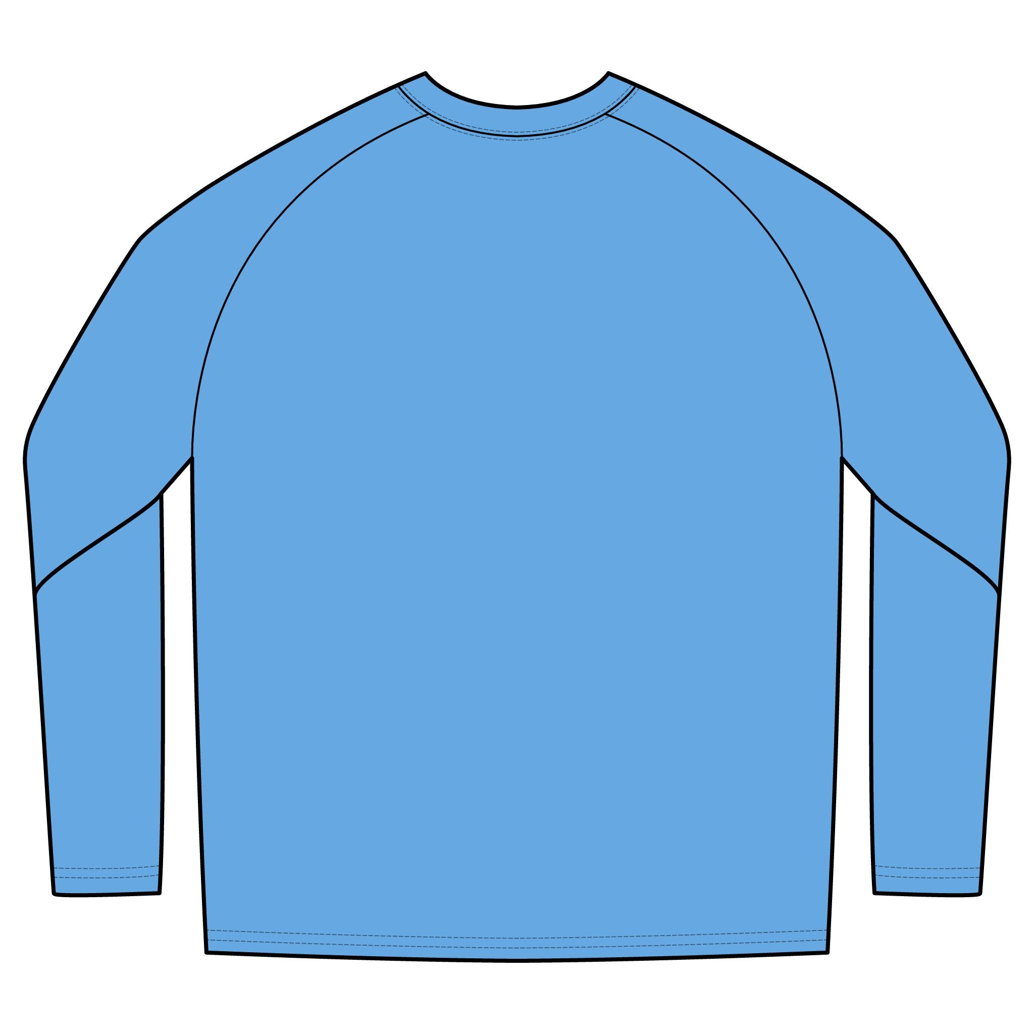 Unisex Tri-Blend Long Sleeve Colorblock Raglan