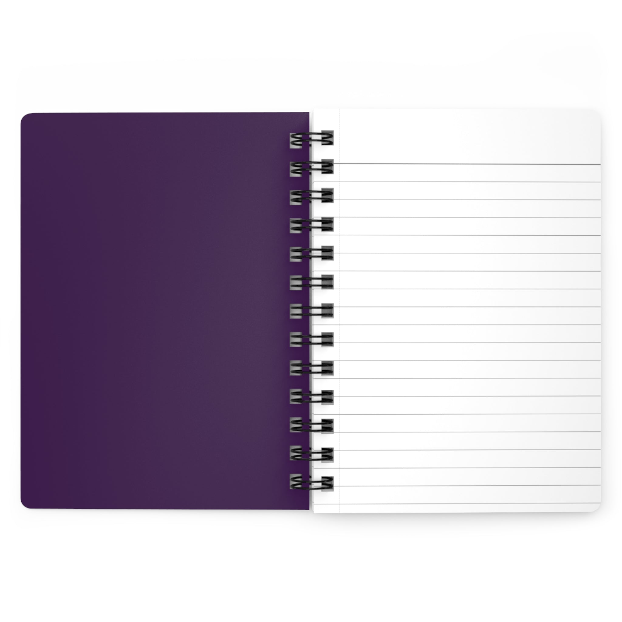 Let Them. Let Go. Let God. — Purple Floral Spiritual Spiral Journal