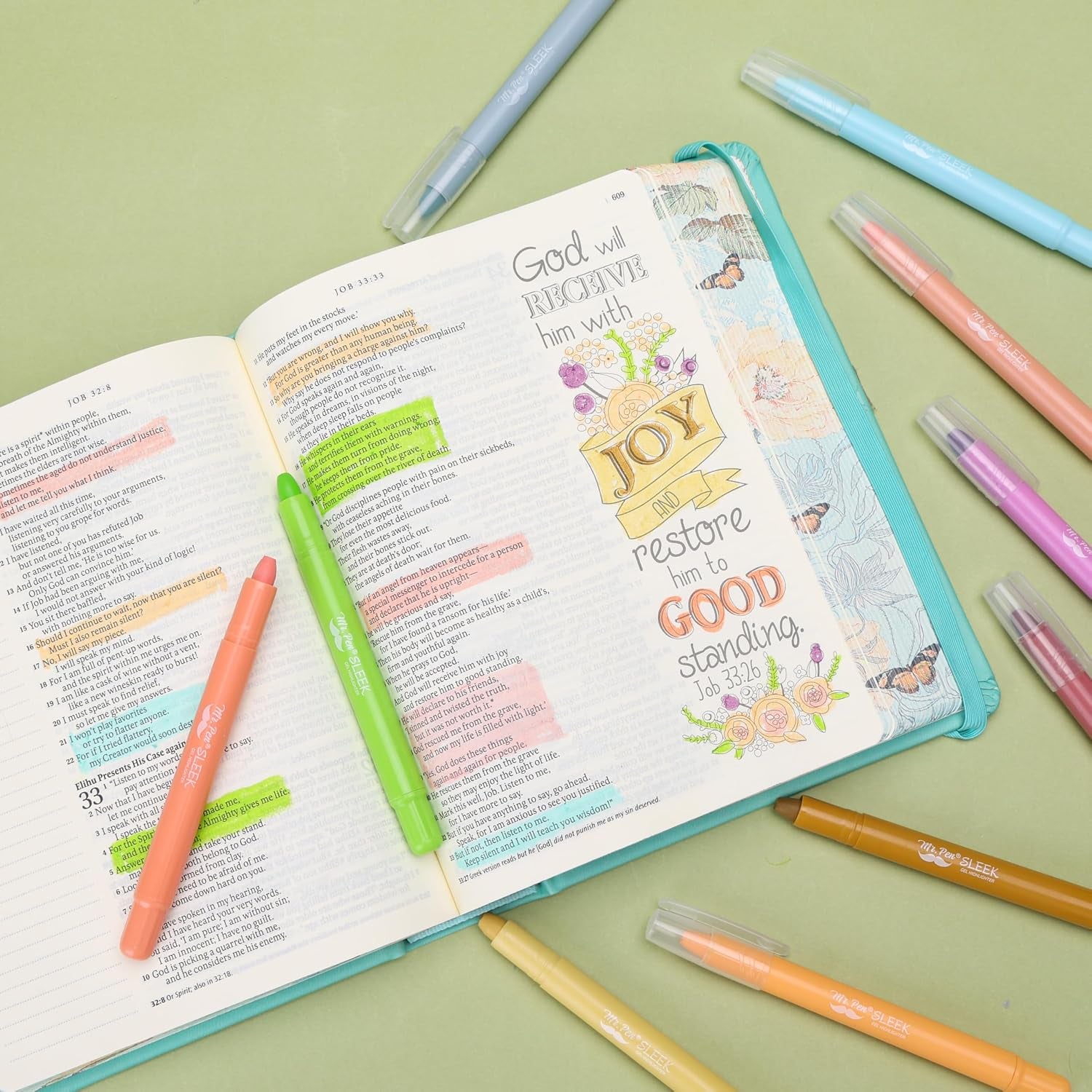 - Gel Highlighter, 12 Pack, Assorted Colors | Bible Highlighters No Bleed, No Bleed Highlighters, Bible Highlighter