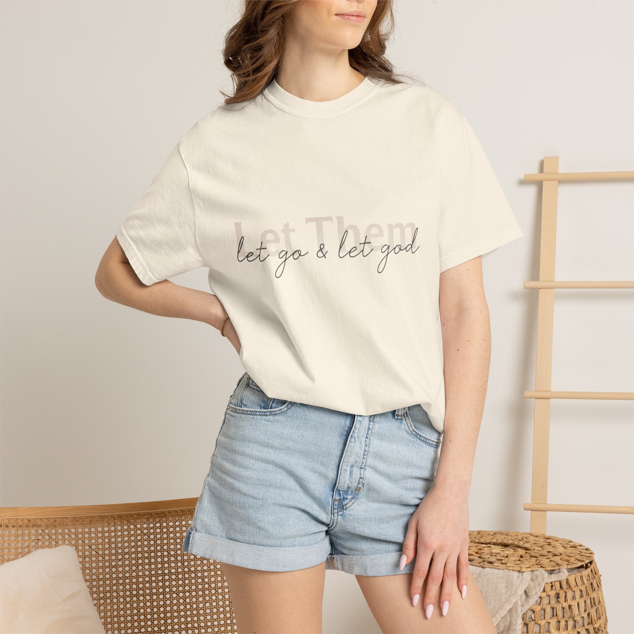 Let Go & Be Good T-Shirt — Minimal Inspirational Tee