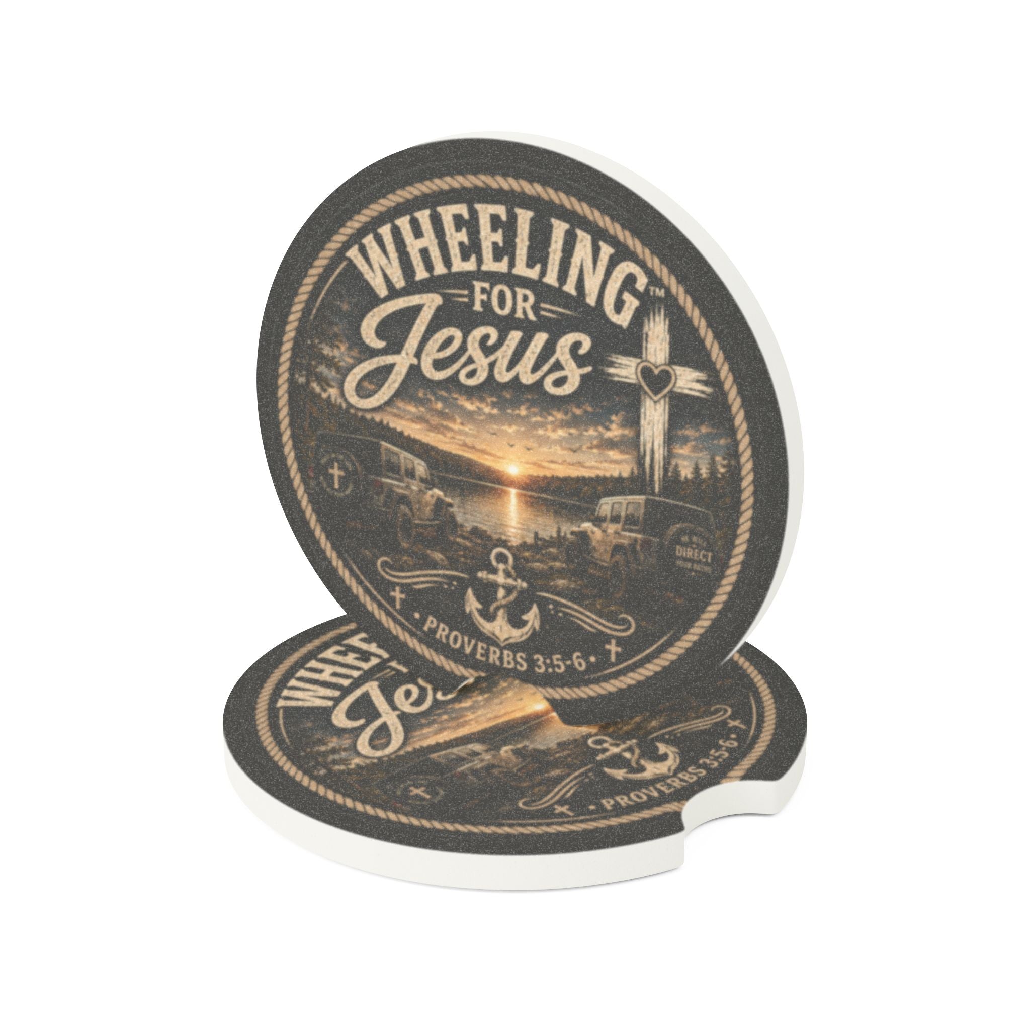 Soapstone Car Coaster