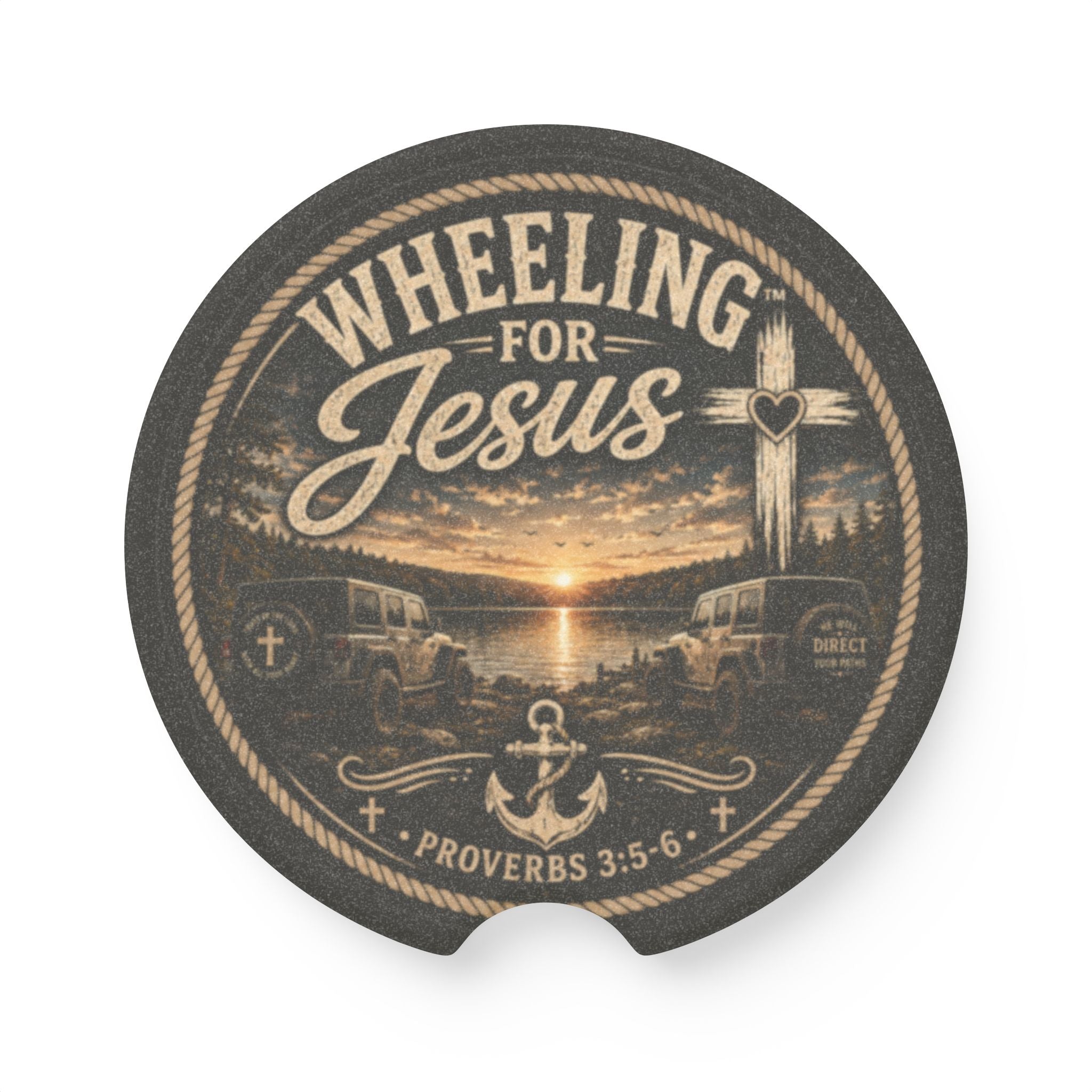 Soapstone Car Coaster