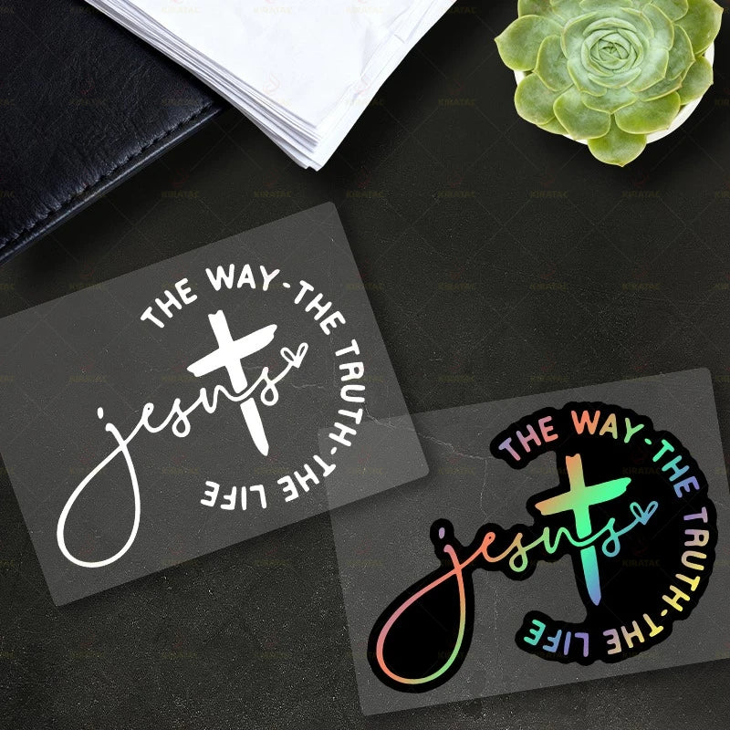 1Pc Jesus Motorcycle Stickers Waterproof for Motorcycle Fairings Fuel Tanks Car Windows Trunk Scooters Universal Vinyl Decals