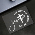 1Pc Jesus Motorcycle Stickers Waterproof for Motorcycle Fairings Fuel Tanks Car Windows Trunk Scooters Universal Vinyl Decals