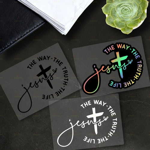 1Pc Jesus Motorcycle Stickers Waterproof for Motorcycle Fairings Fuel Tanks Car Windows Trunk Scooters Universal Vinyl Decals
