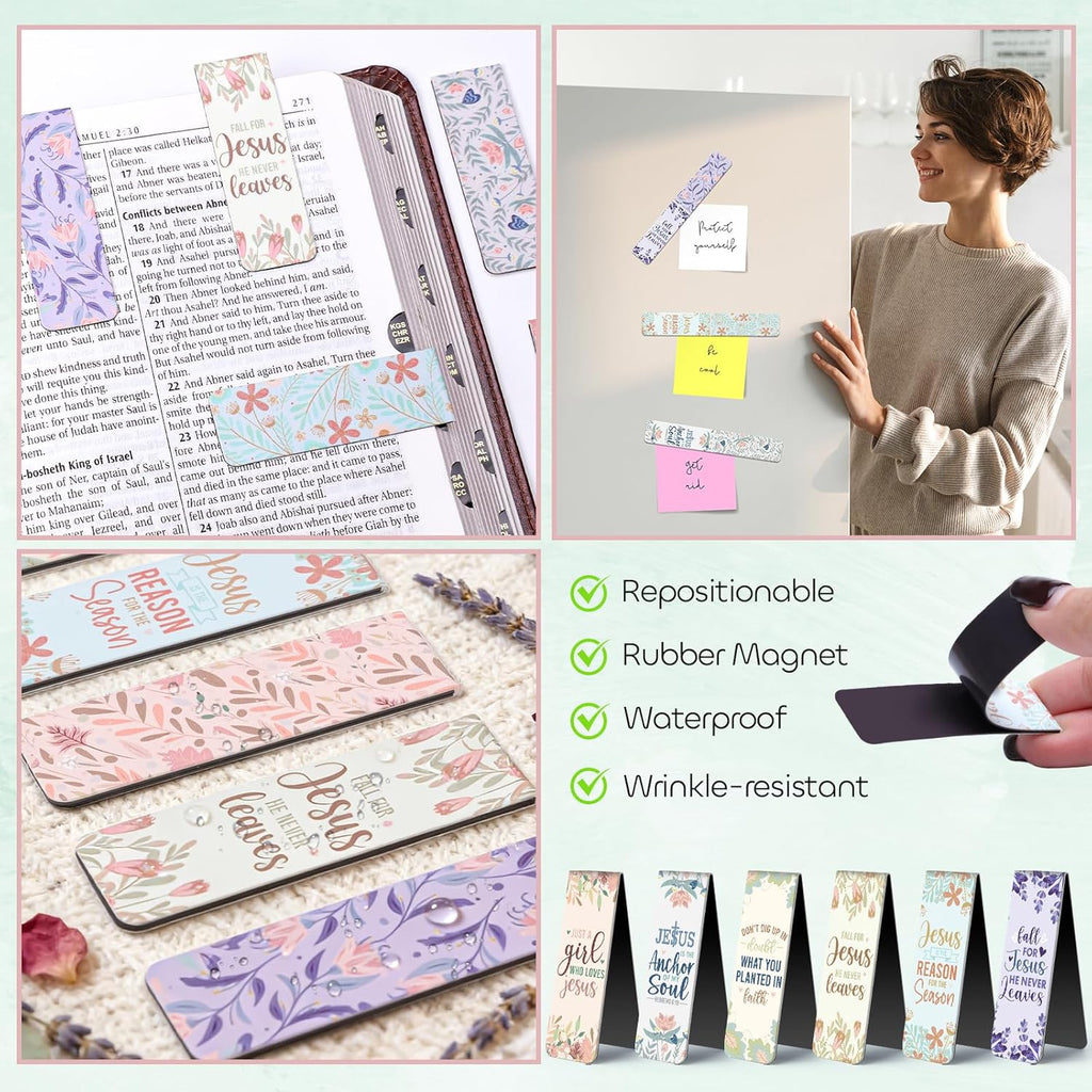 Bible Study Supplies Journaling Kit for Women, Bible Study Kit with Bible Highlighters No Bleed and Tabs, Includes Bookmarks, Pens and More, Bible Verse Gifts for Study (Mint Green)