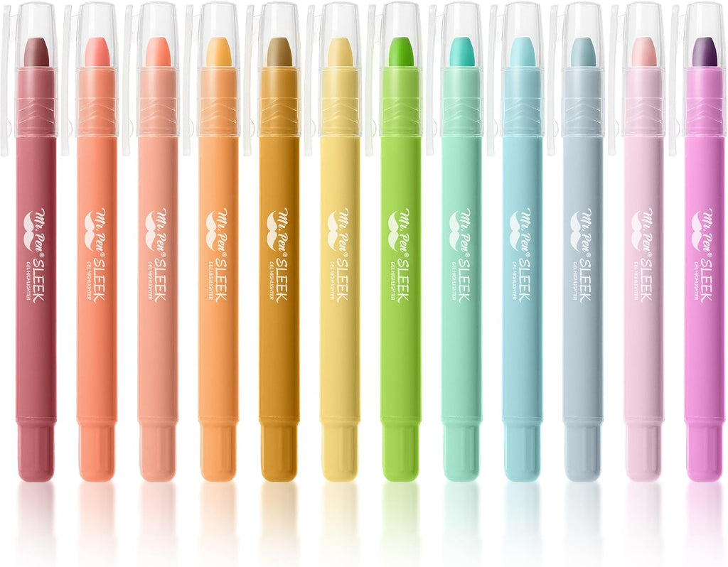 - Gel Highlighter, 12 Pack, Assorted Colors | Bible Highlighters No Bleed, No Bleed Highlighters, Bible Highlighter