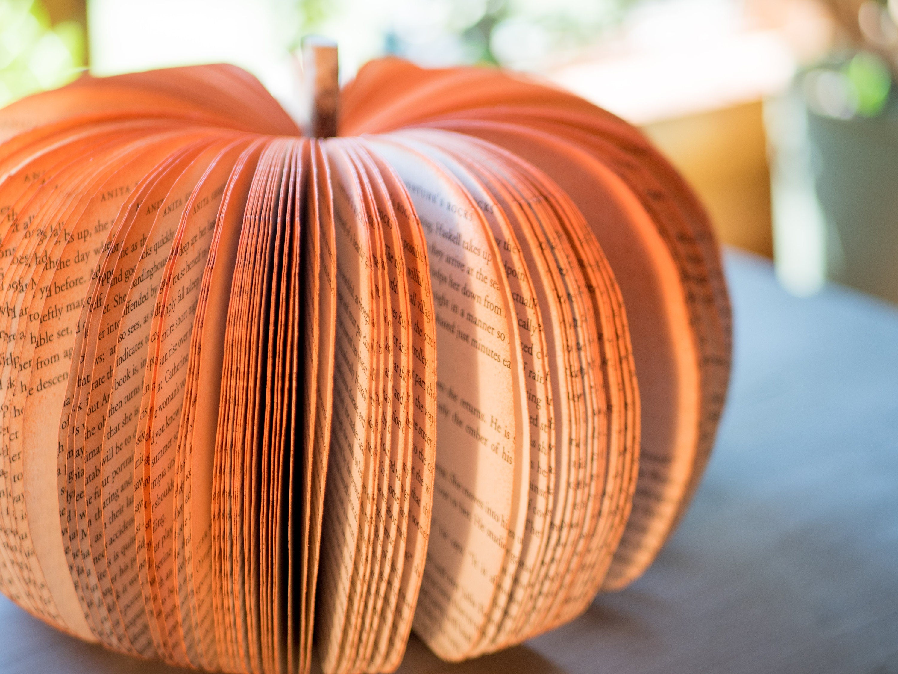 Book Pumpkins-Fall Decor-Thanksgiving Table Decor-Halloween Decor-Thanksgiving Decor-Fall Pumpkin-Autumn Decor-Cottage Core Decor