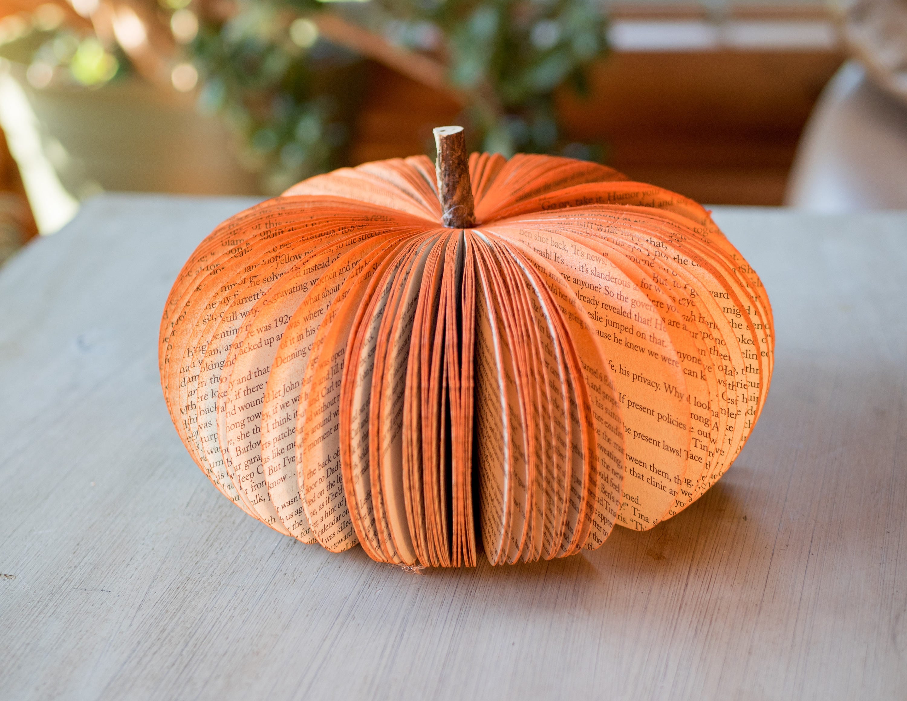 Book Pumpkins-Fall Decor-Thanksgiving Table Decor-Halloween Decor-Thanksgiving Decor-Fall Pumpkin-Autumn Decor-Cottage Core Decor